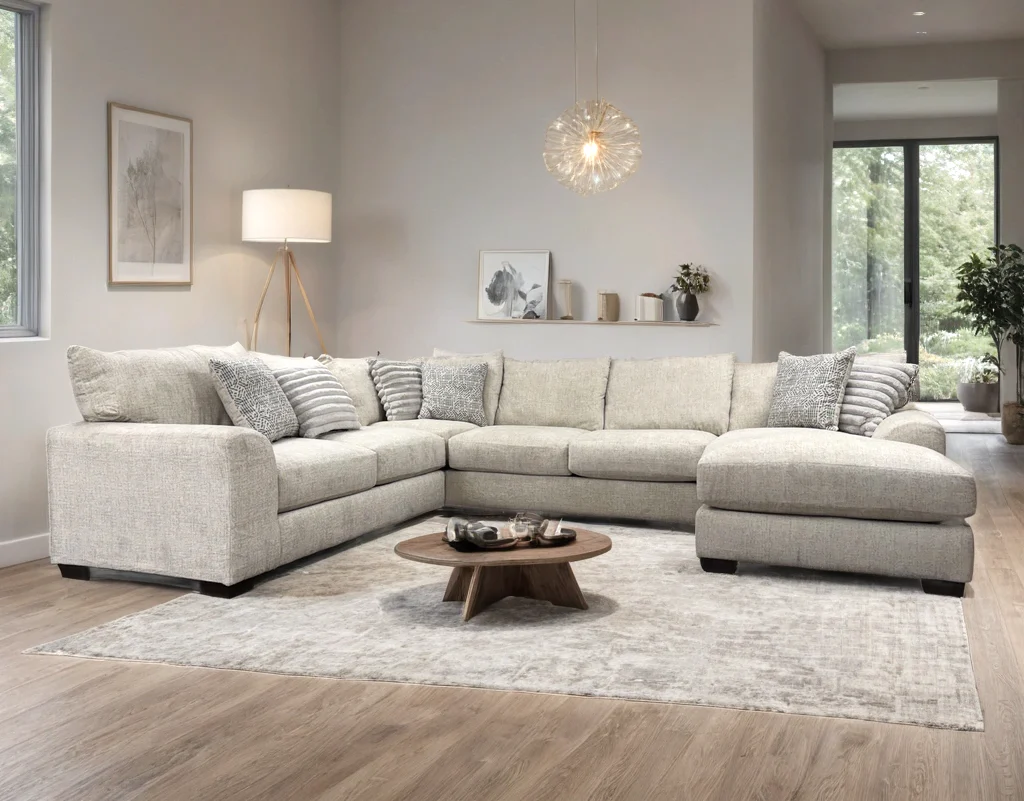 Jean Cream Oversized Sectional - Image 2
