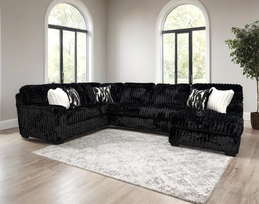Marlo Black Sectional - Image 1