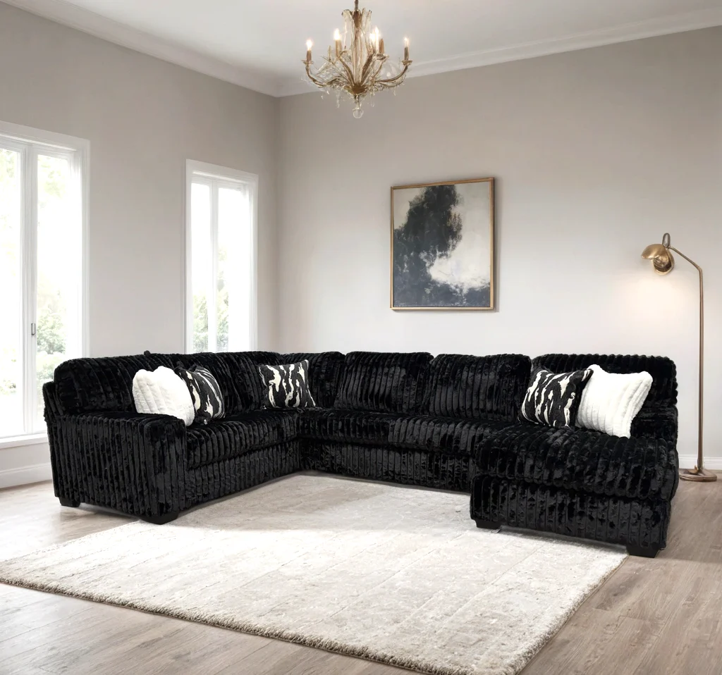 Marlo Black Sectional - Image 3