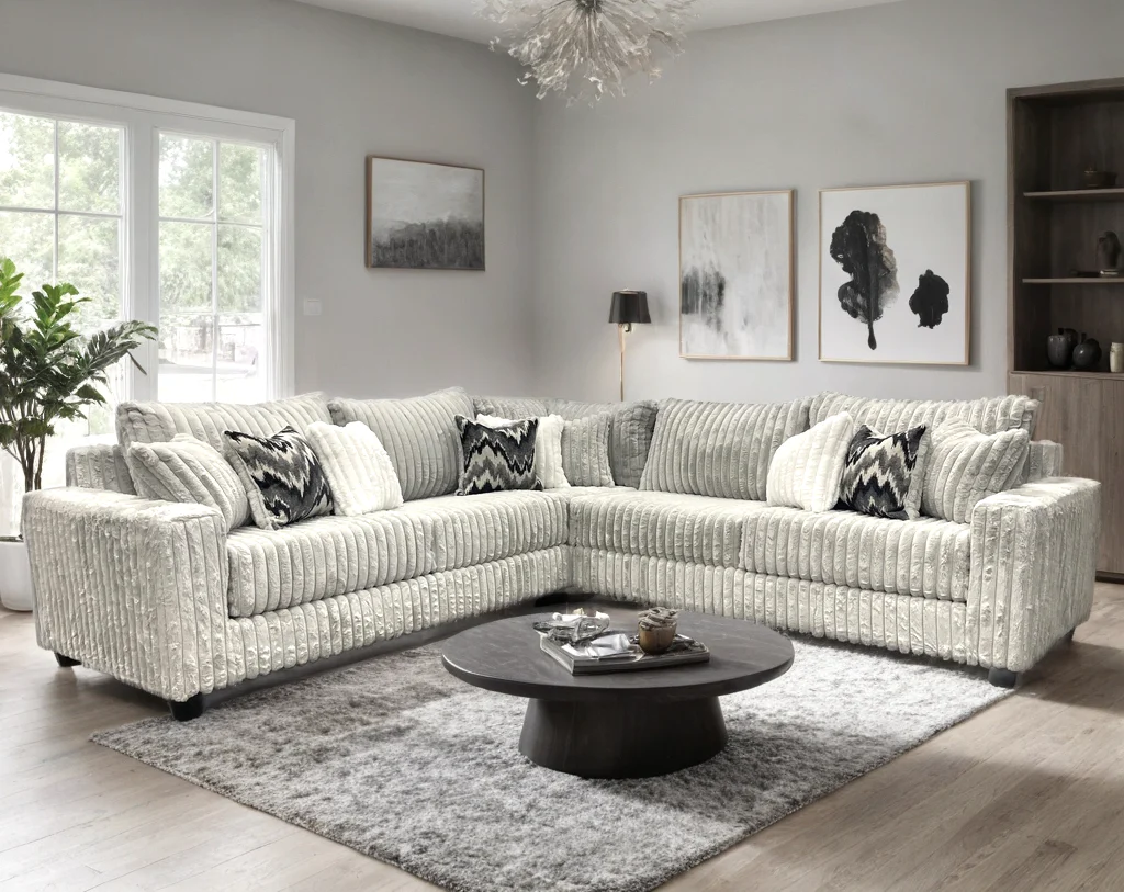 Joan Gray Oversized Sectional - Image 1