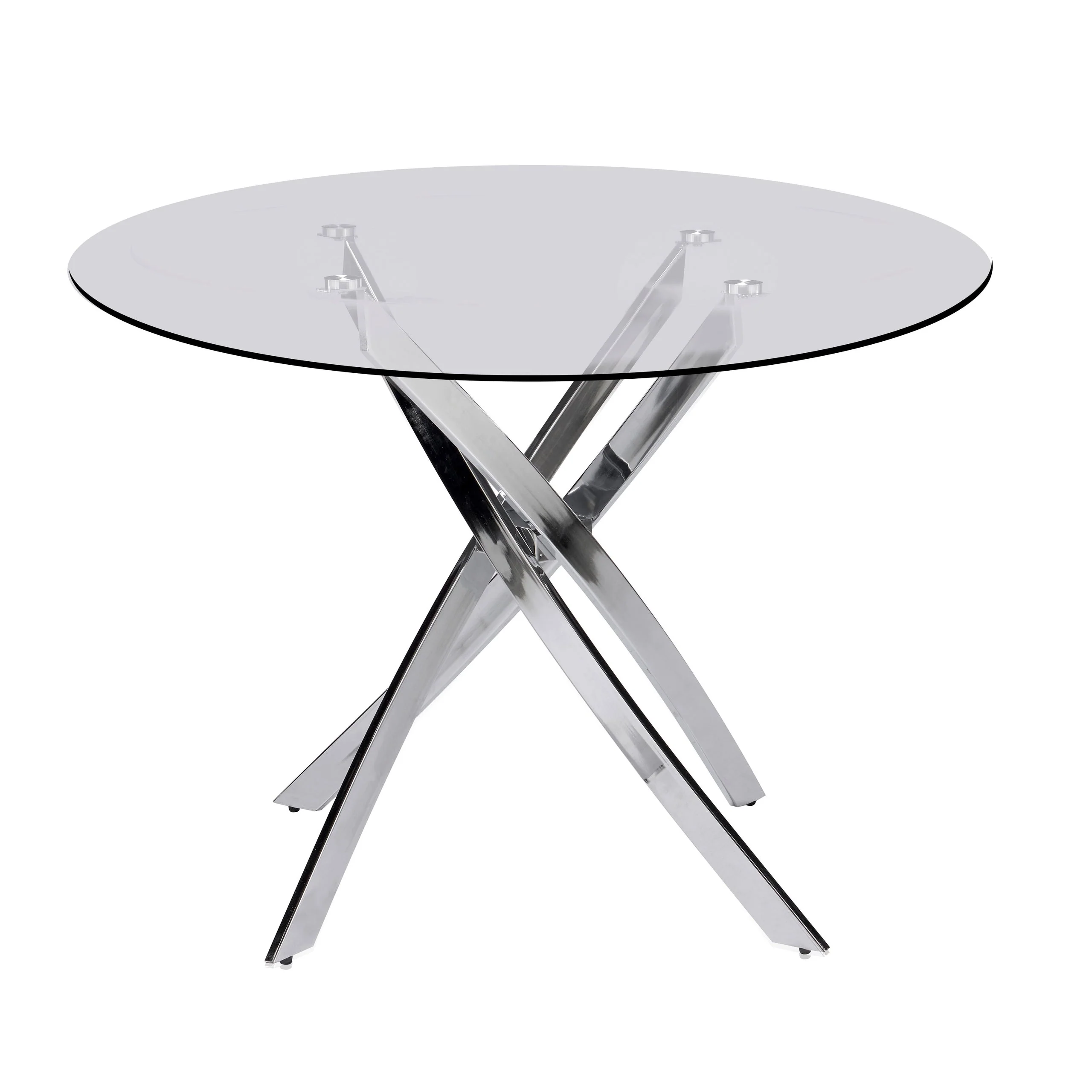 Diane White Round Dining Room Set - Image 3