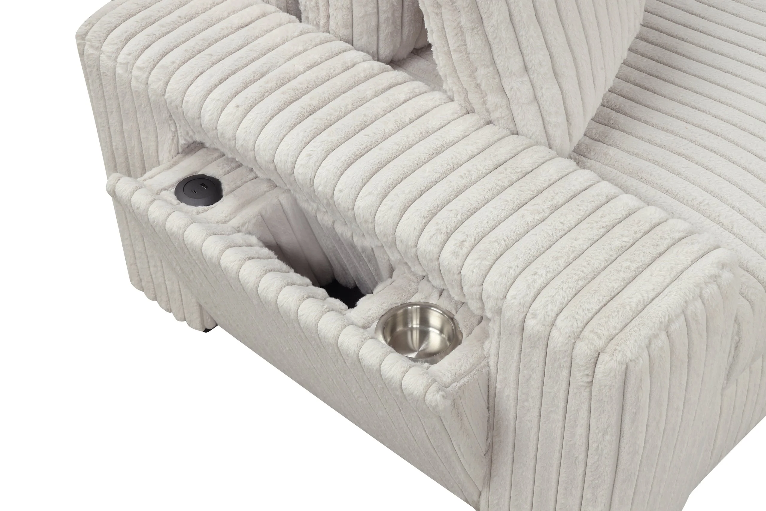 Bazooka Beige 7-Piece Sectional - Image 3