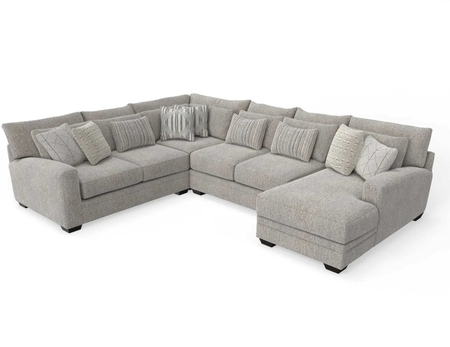 Corinthian Wheat 3-Piece Oversized Sectional - Image 2
