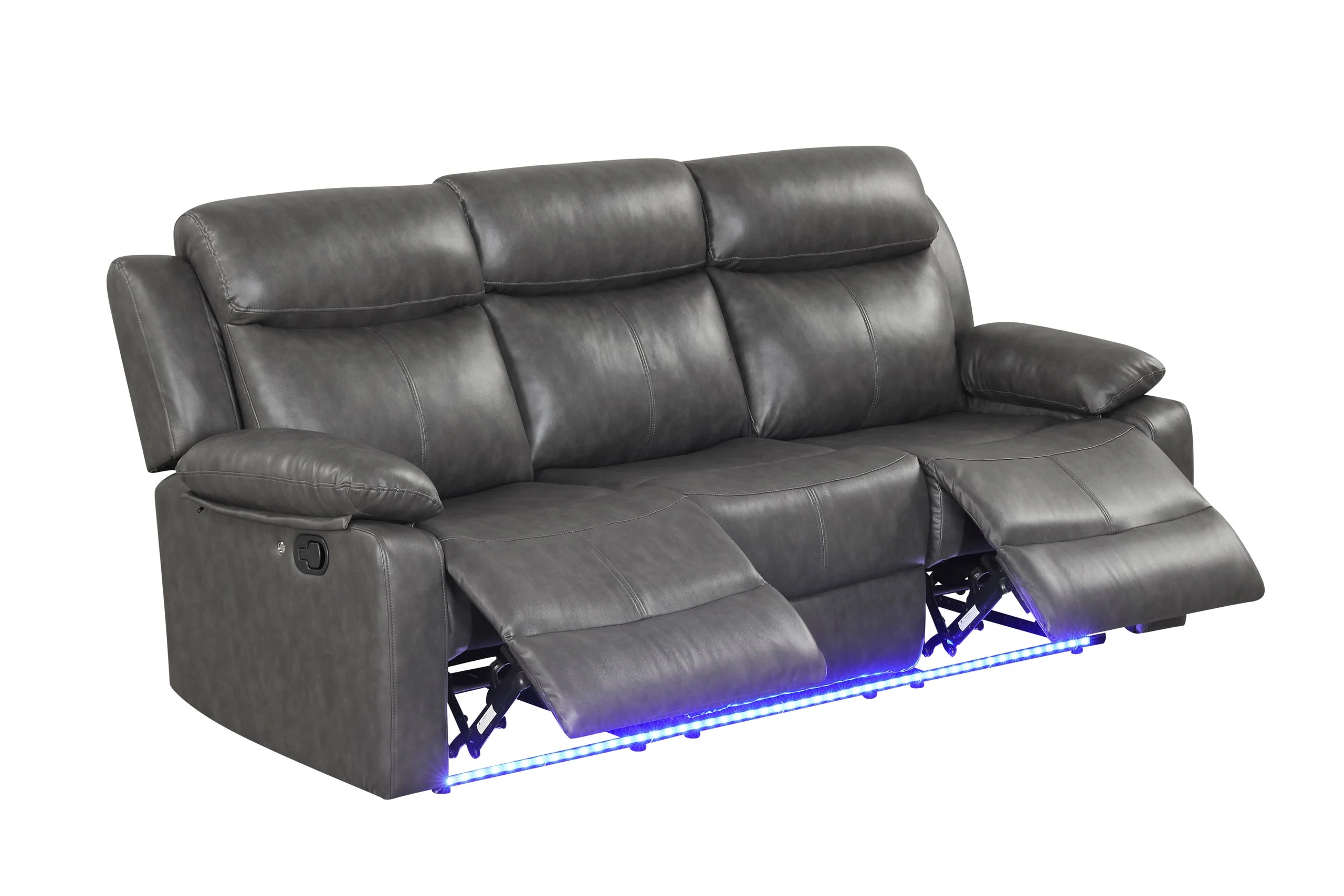 Aiden Gray 3-Piece Reclining Set - Image 3