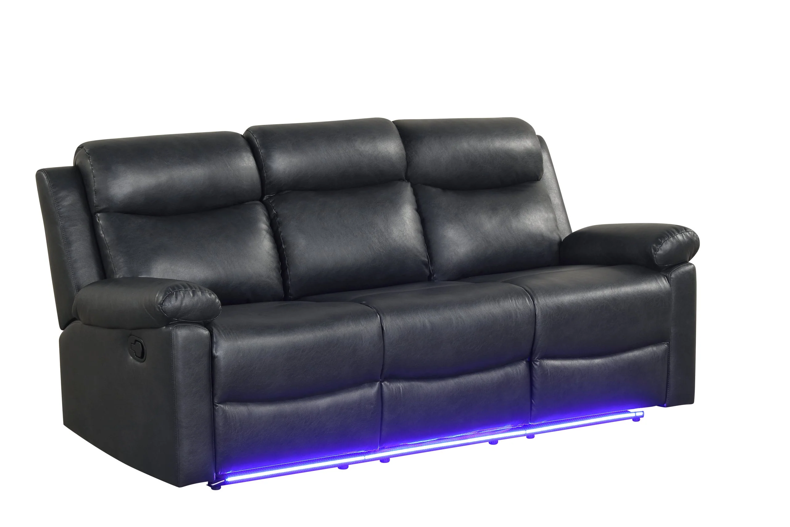 Isabel Black 3-Piece Reclining Set - Image 3