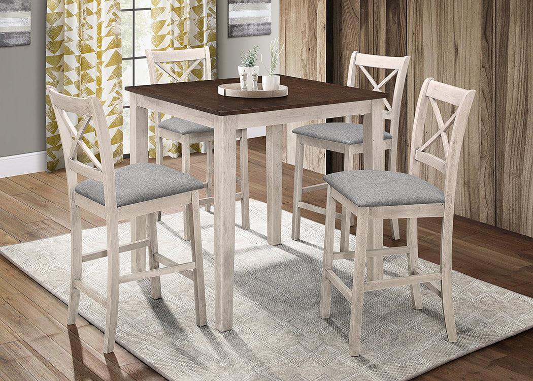 Tahoe Antique White Dining Room Set - Image 1