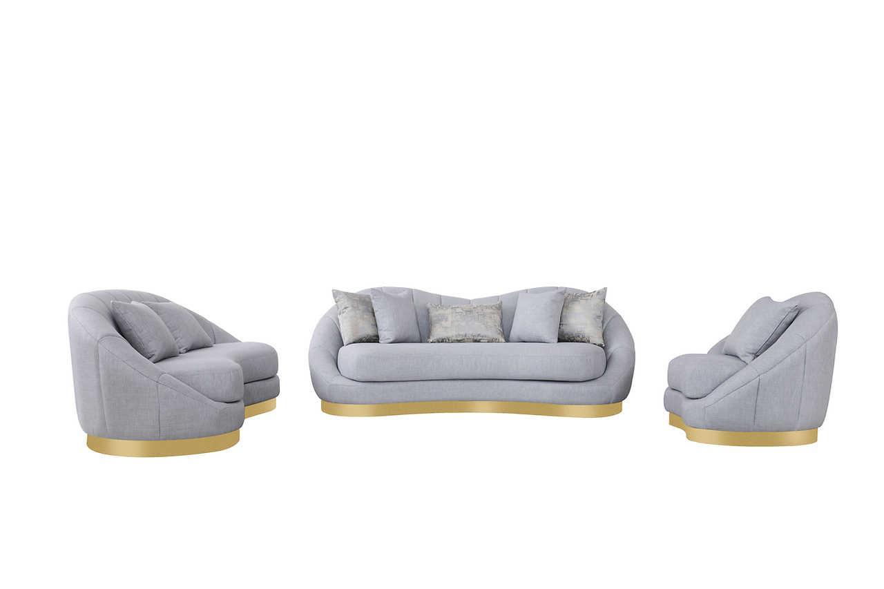 Olena Dove Gray Chair - Image 3