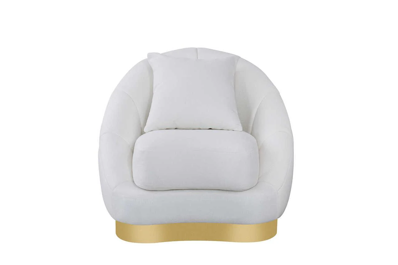 Olena Ivory Chair - Image 1
