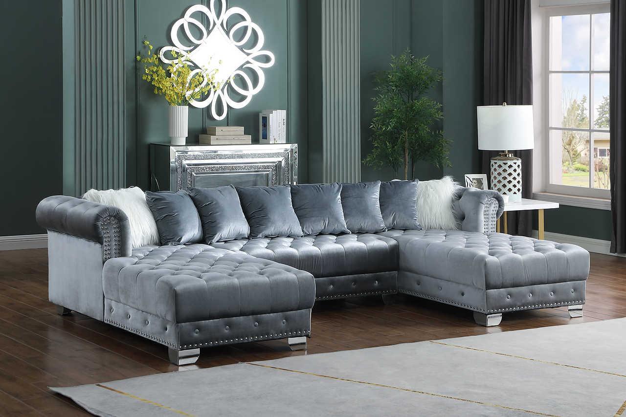Jordan II Gray Sectional - Image 1