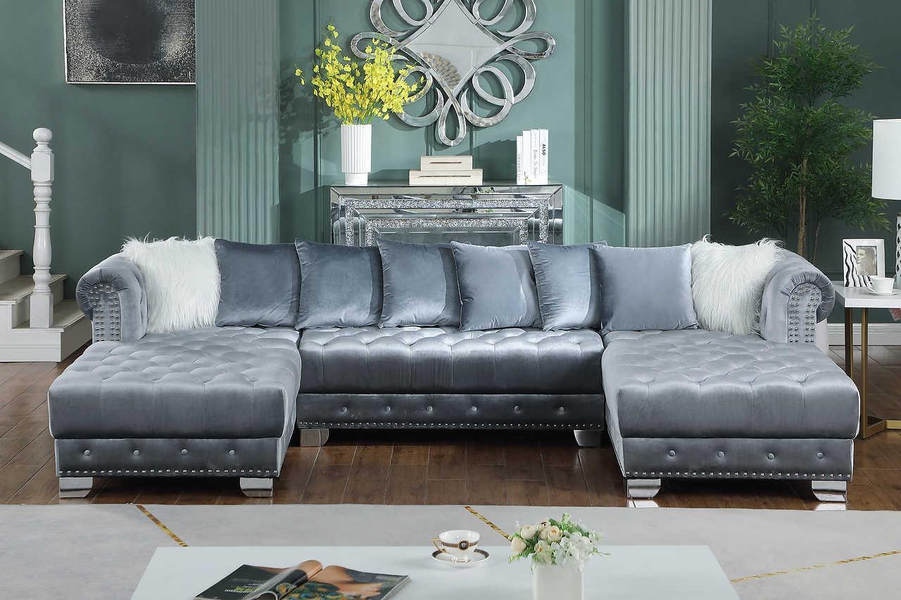 Jordan II Gray Sectional - Image 2