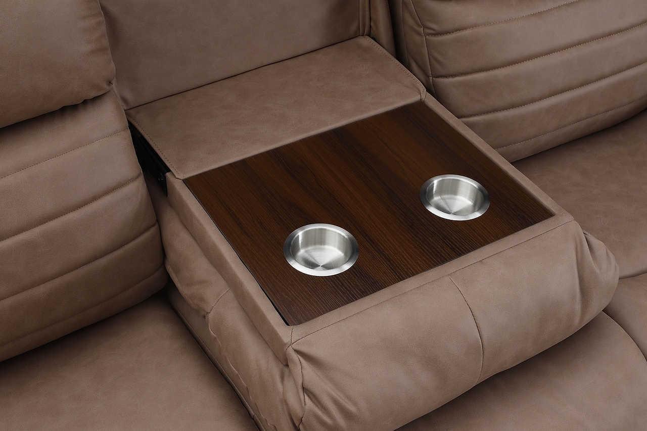 Max Tan 3-Piece Reclining Set - Image 3