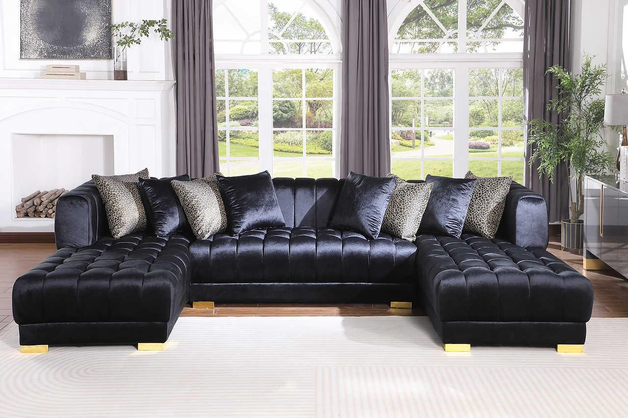 Dasha Black Sectional - Image 2