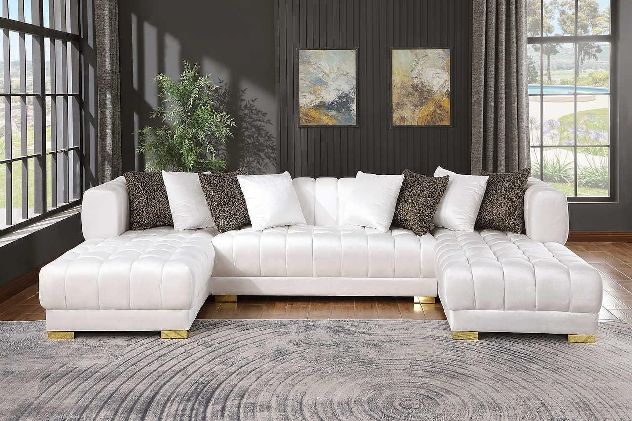 Dasha White Sectional - Image 2