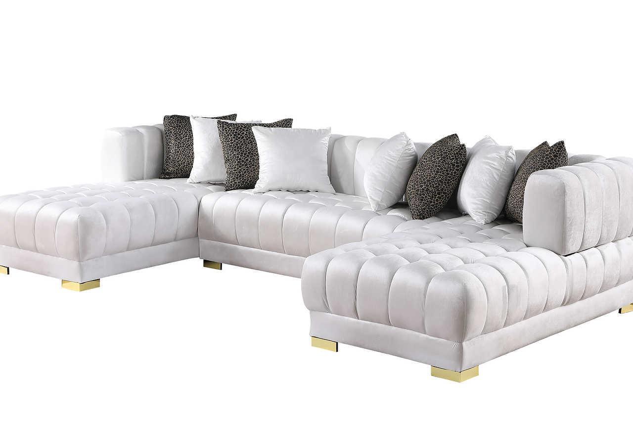 Dasha White Sectional - Image 3