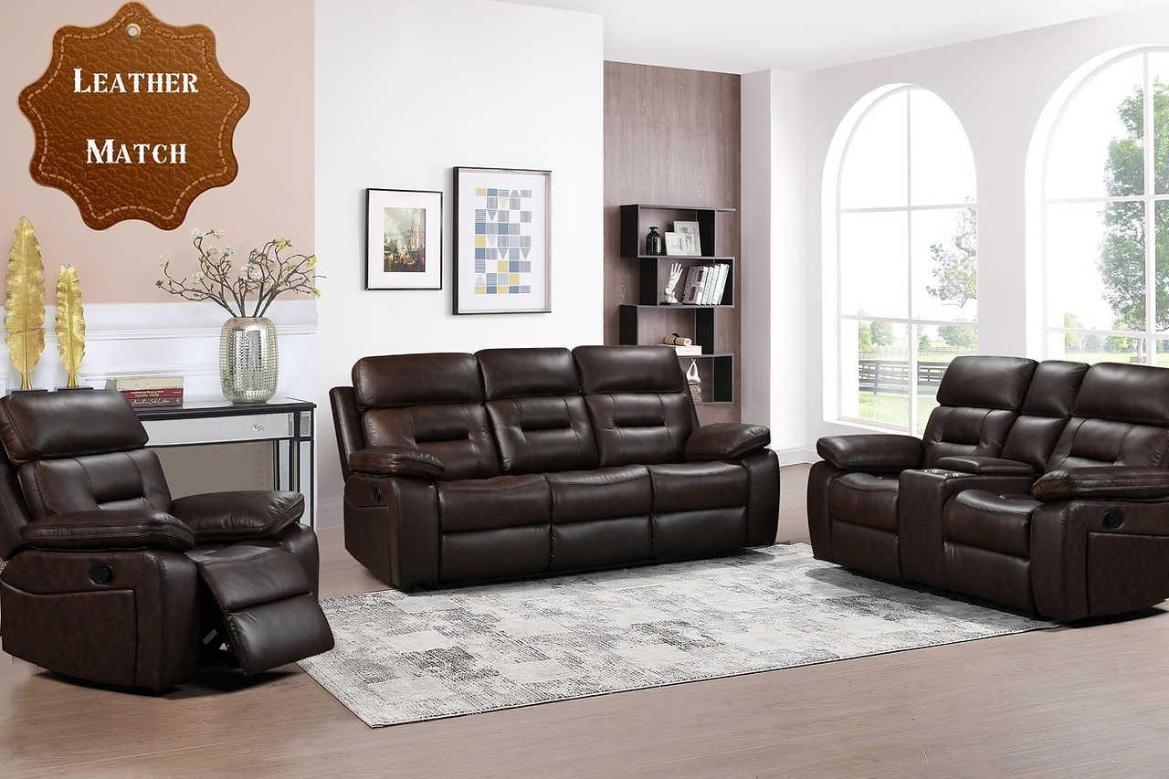 Dallas Brown Reclining Set