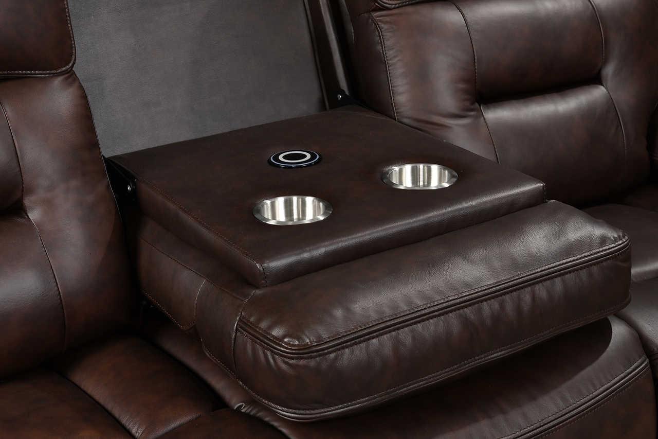 Dallas Brown Reclining Set - Image 3