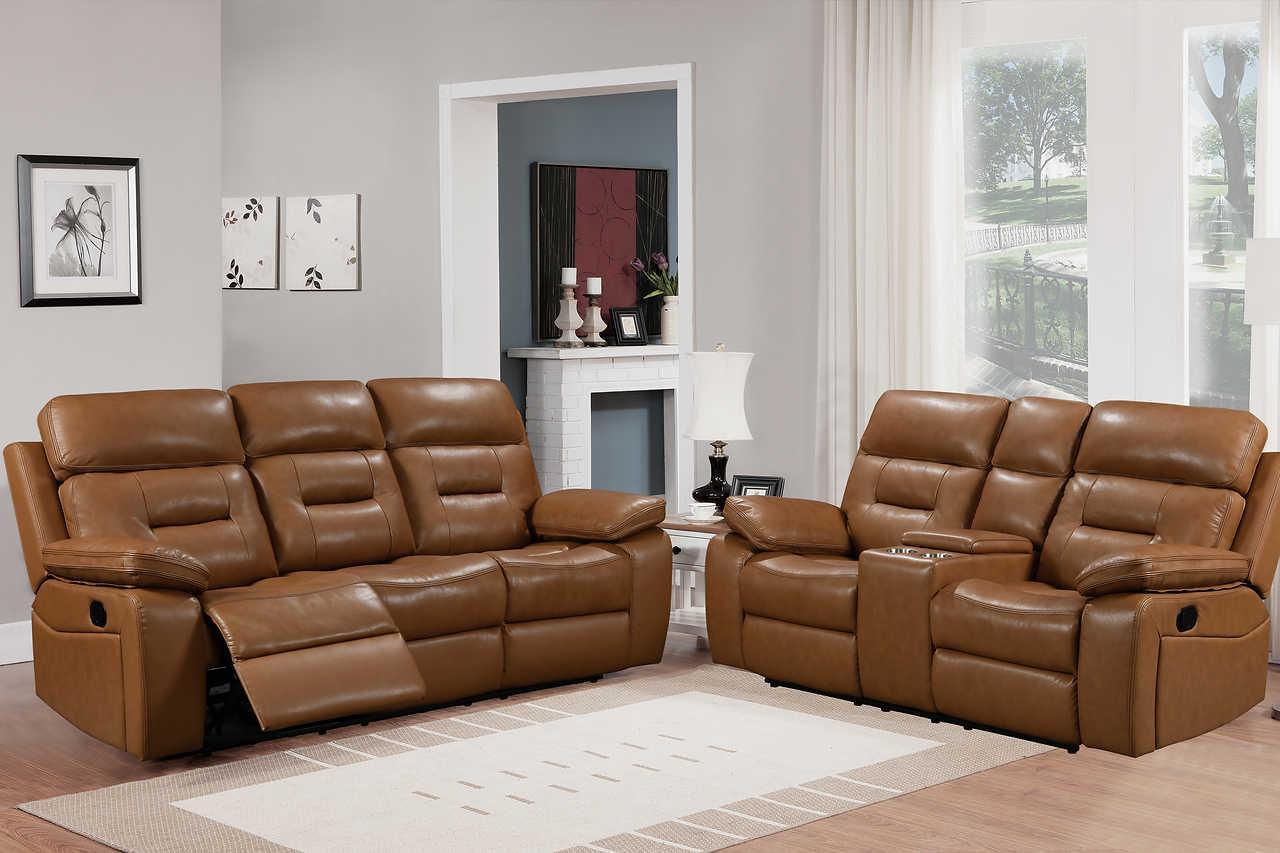Dallas Camel Reclining Set - Image 2