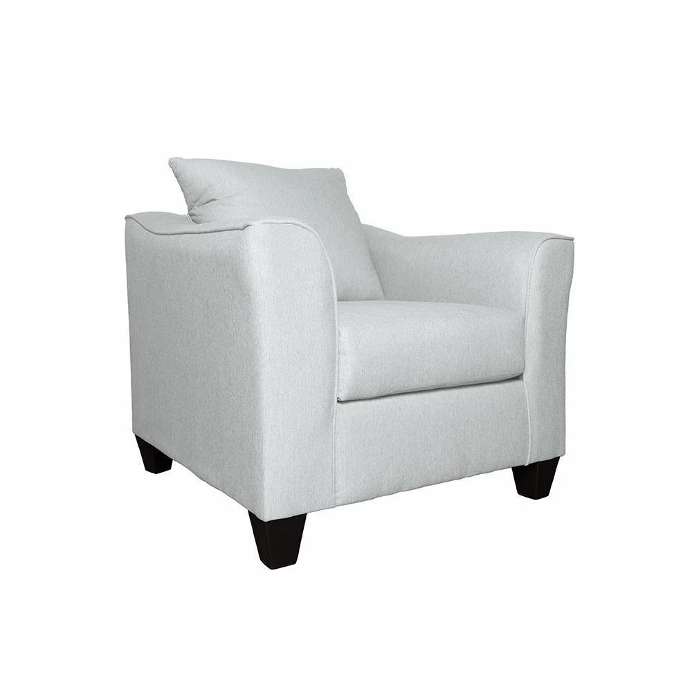 Salizar Upholstered Track Arm Fabric Accent Chair Gray Mist - Image 1