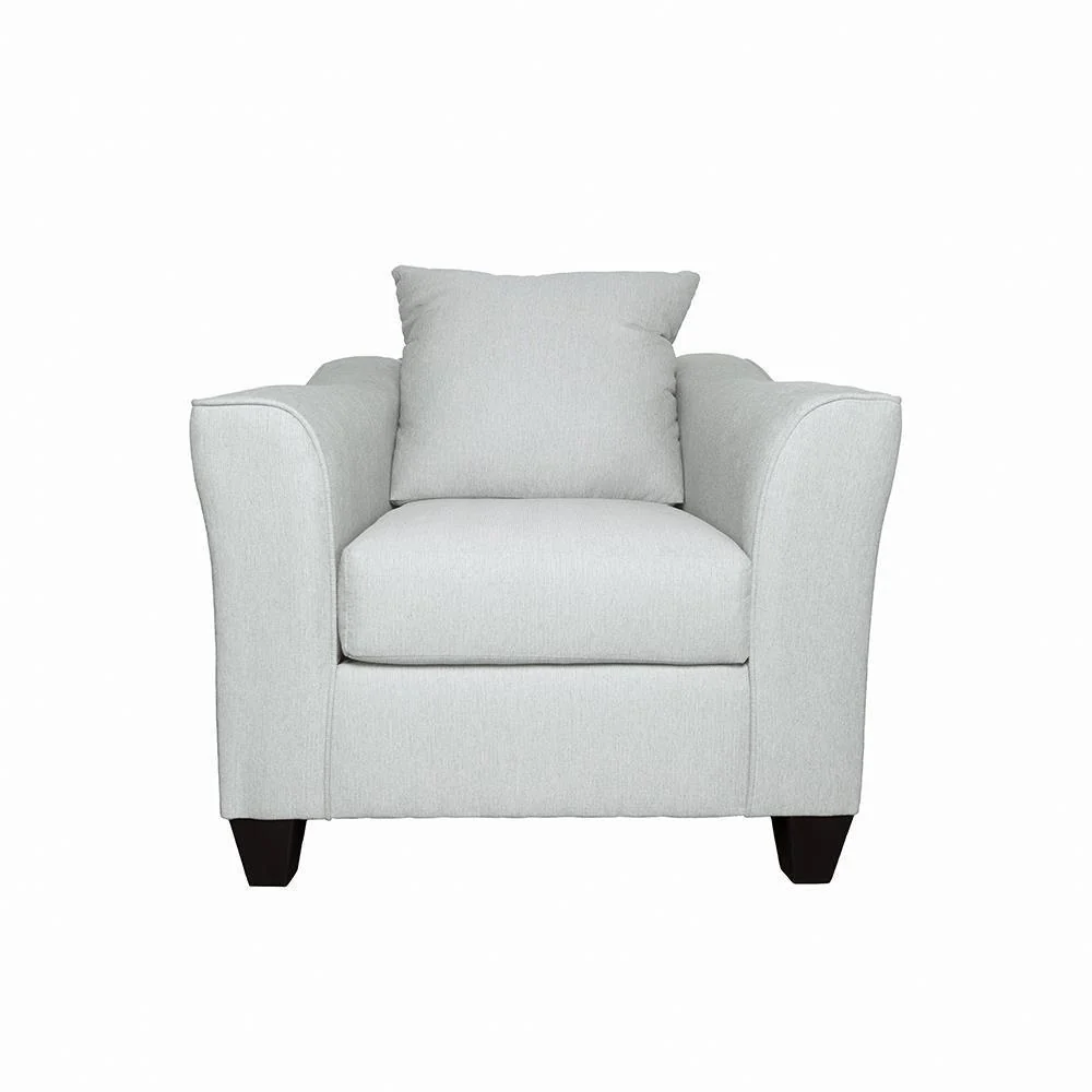 Salizar Upholstered Track Arm Fabric Accent Chair Gray Mist - Image 2
