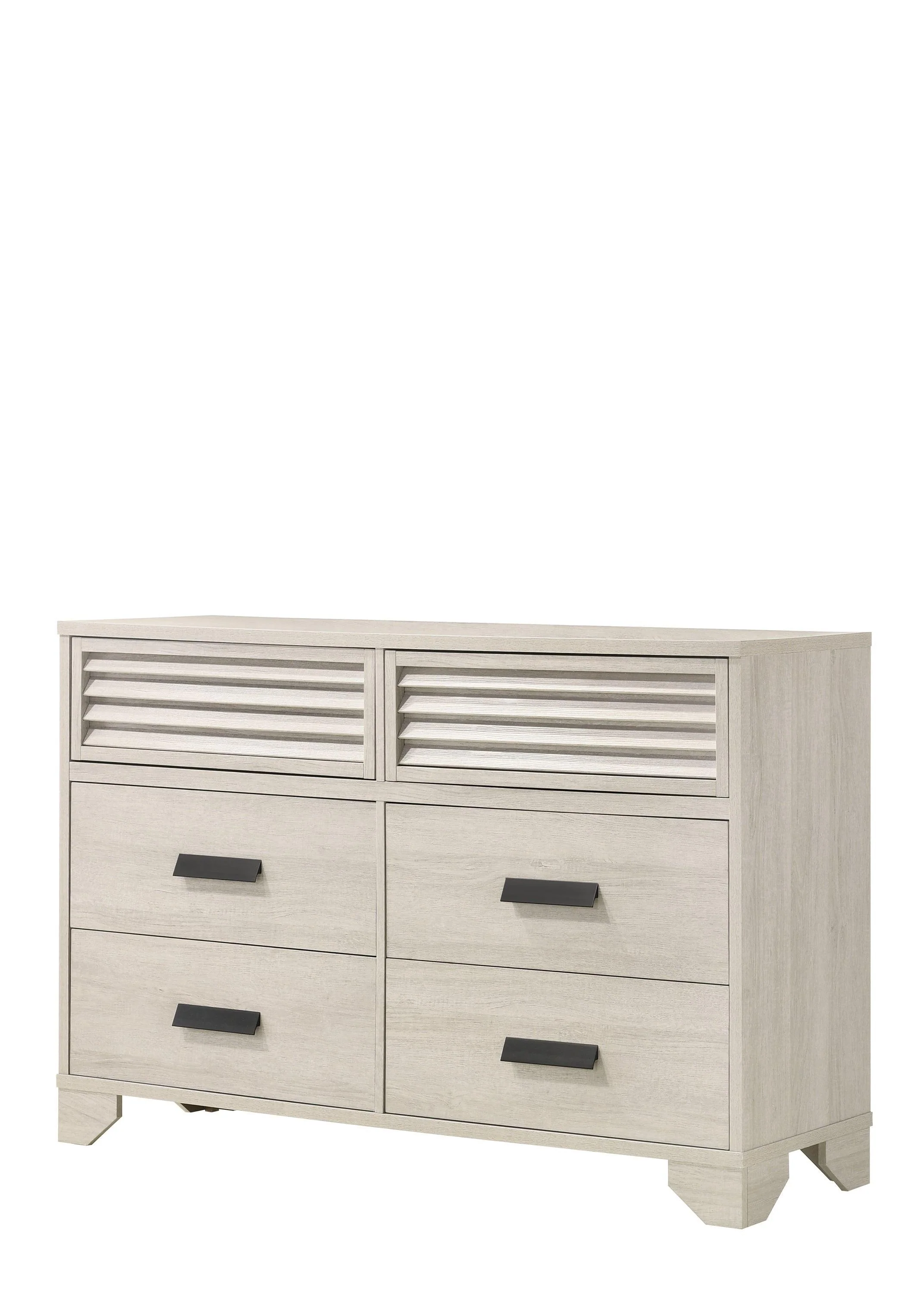 Sarter White 2 Drawers Nightstand - Image 3