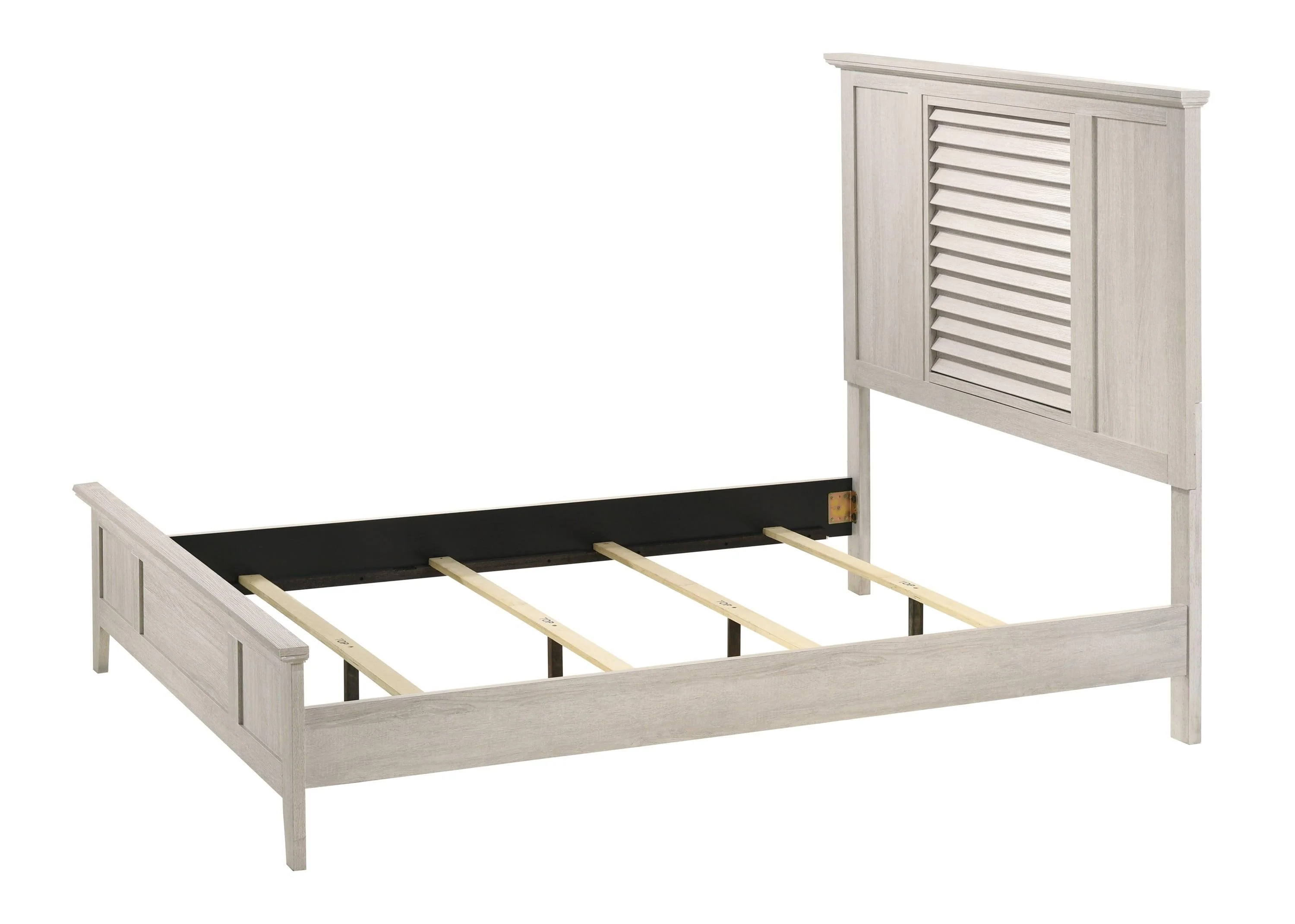 Sarter White Panel Queen Bed - Image 2