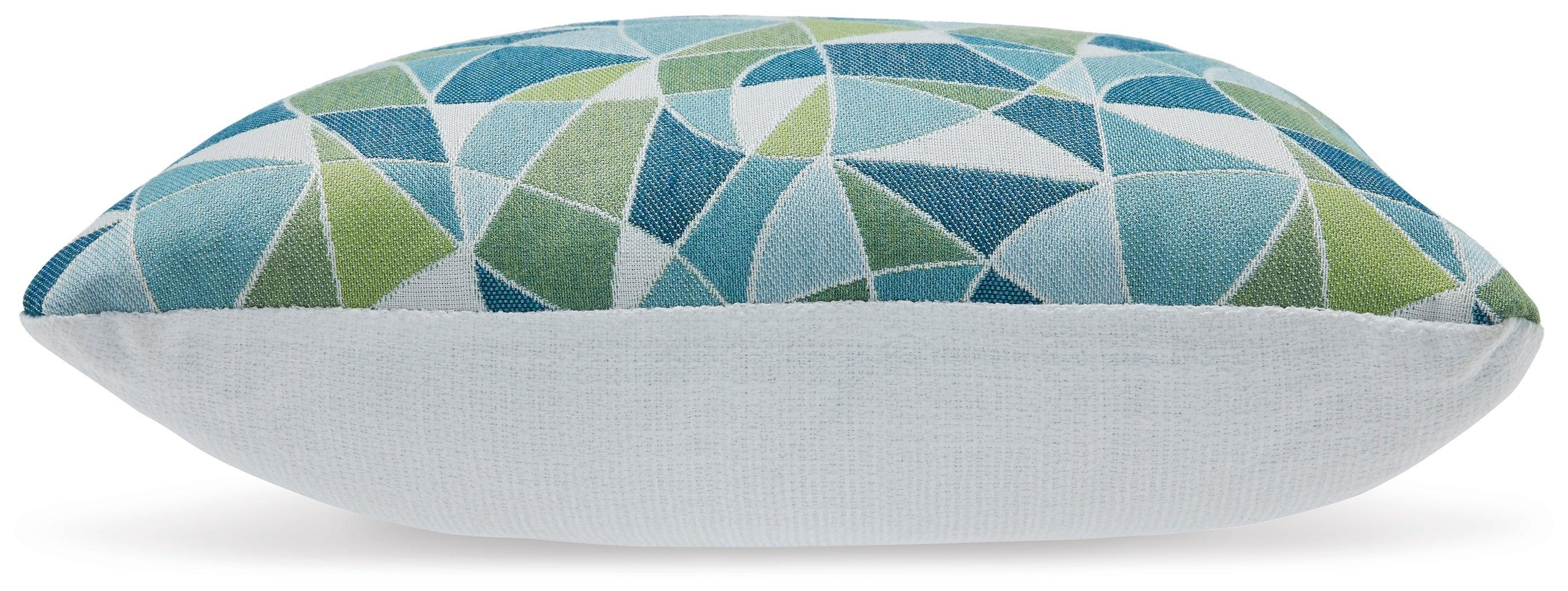 Seanow Next-Gen Nuvella Green Turquoise White Pillow (Set of 4) - Image 3