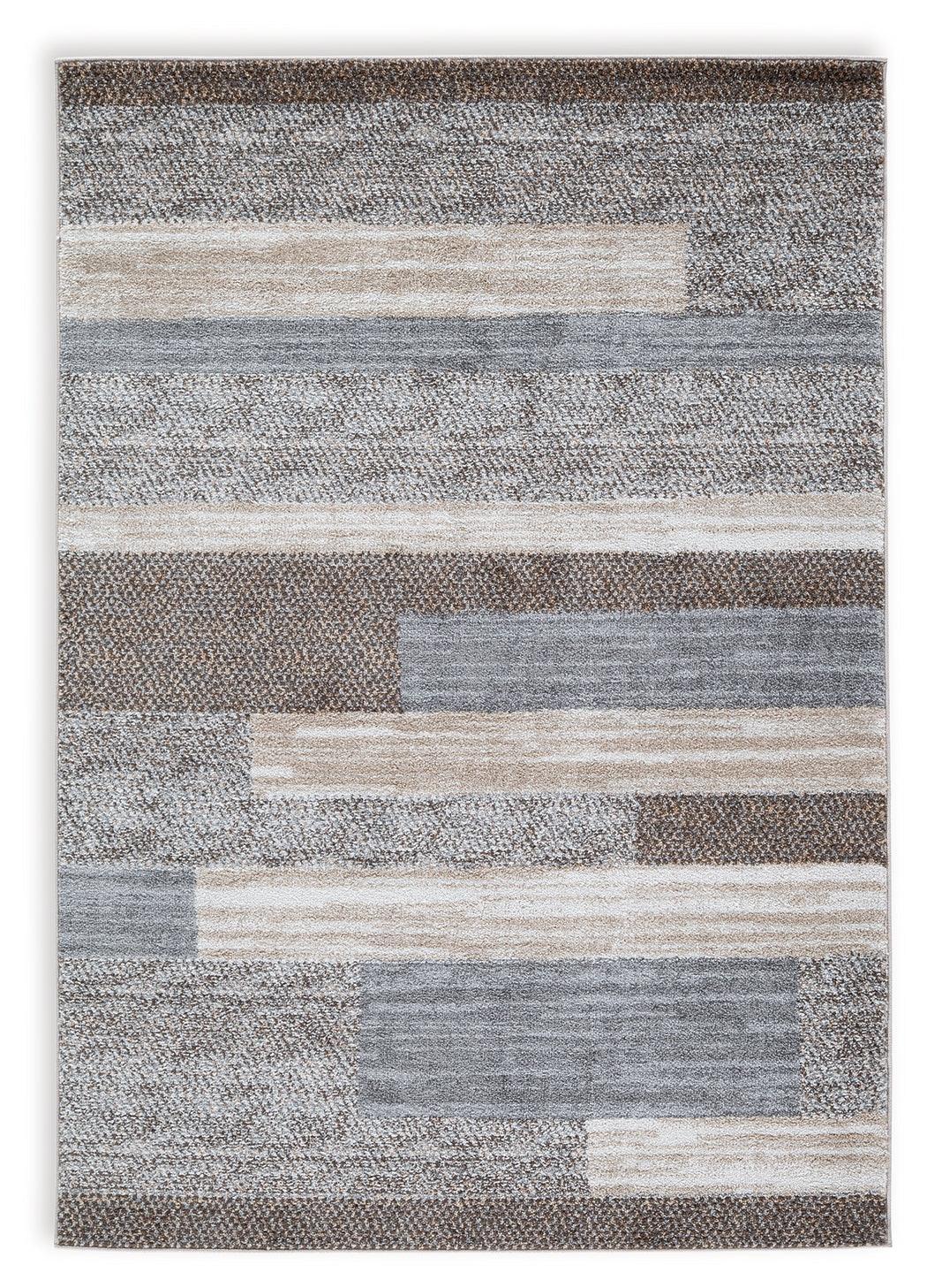 Sethburn Cream Brown Gray Large Rug - Image 2