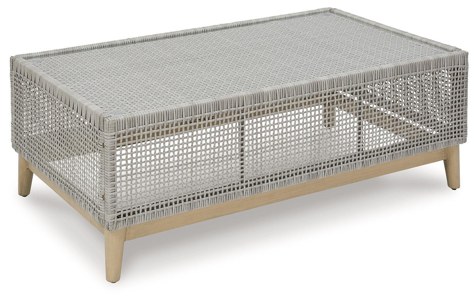 Seton Gray Creek Outdoor Sofa And 2 Chairs With Coffee Table - Image 3