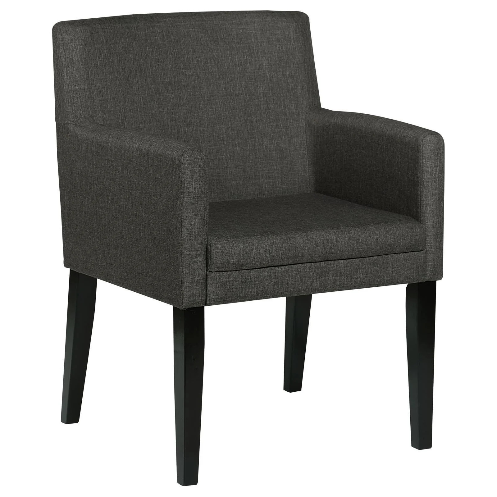 Catherine Upholstered Dining Arm Chair Gray (Set of 2) - Image 1