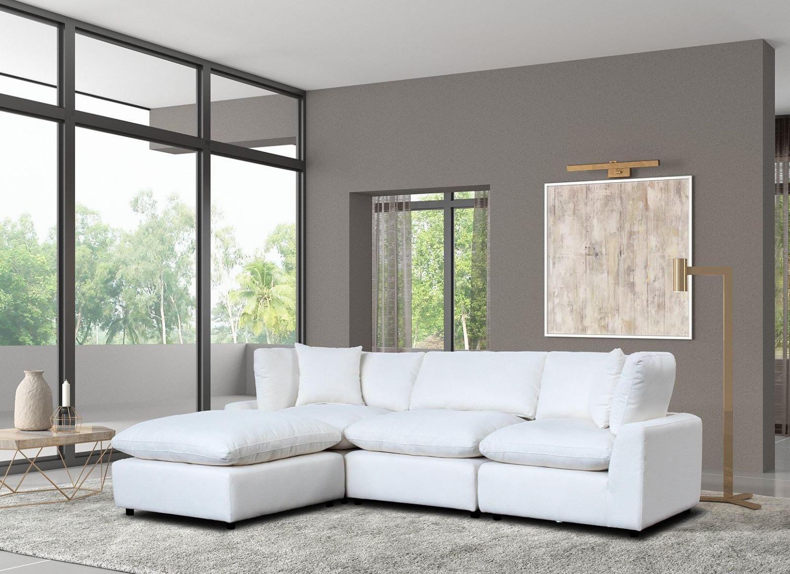 Sky White Modular Sectional - Image 1