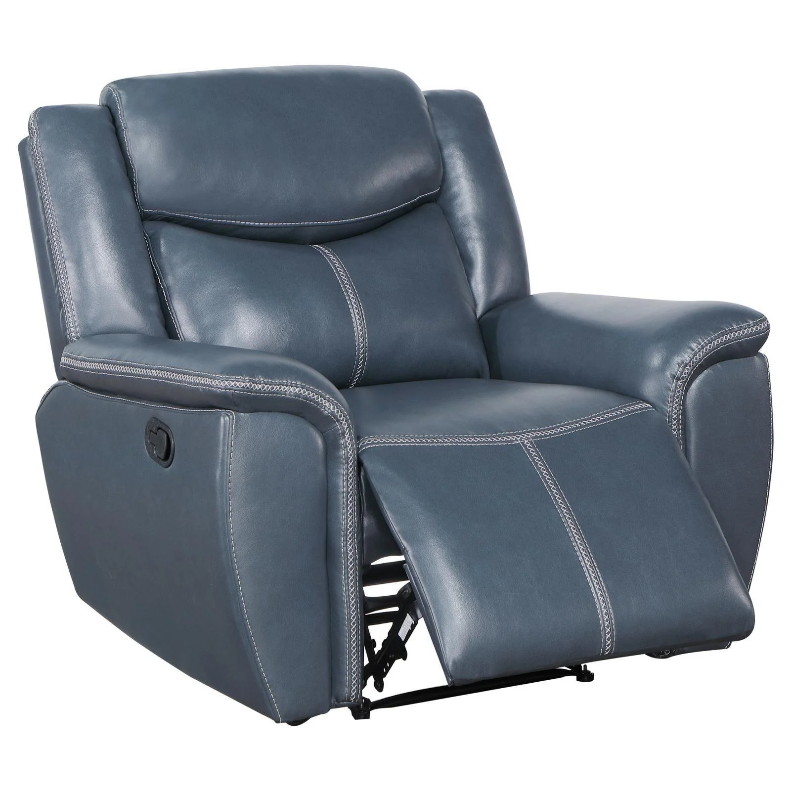 Sloane Upholstered Motion Recliner Chair Blue - Image 3