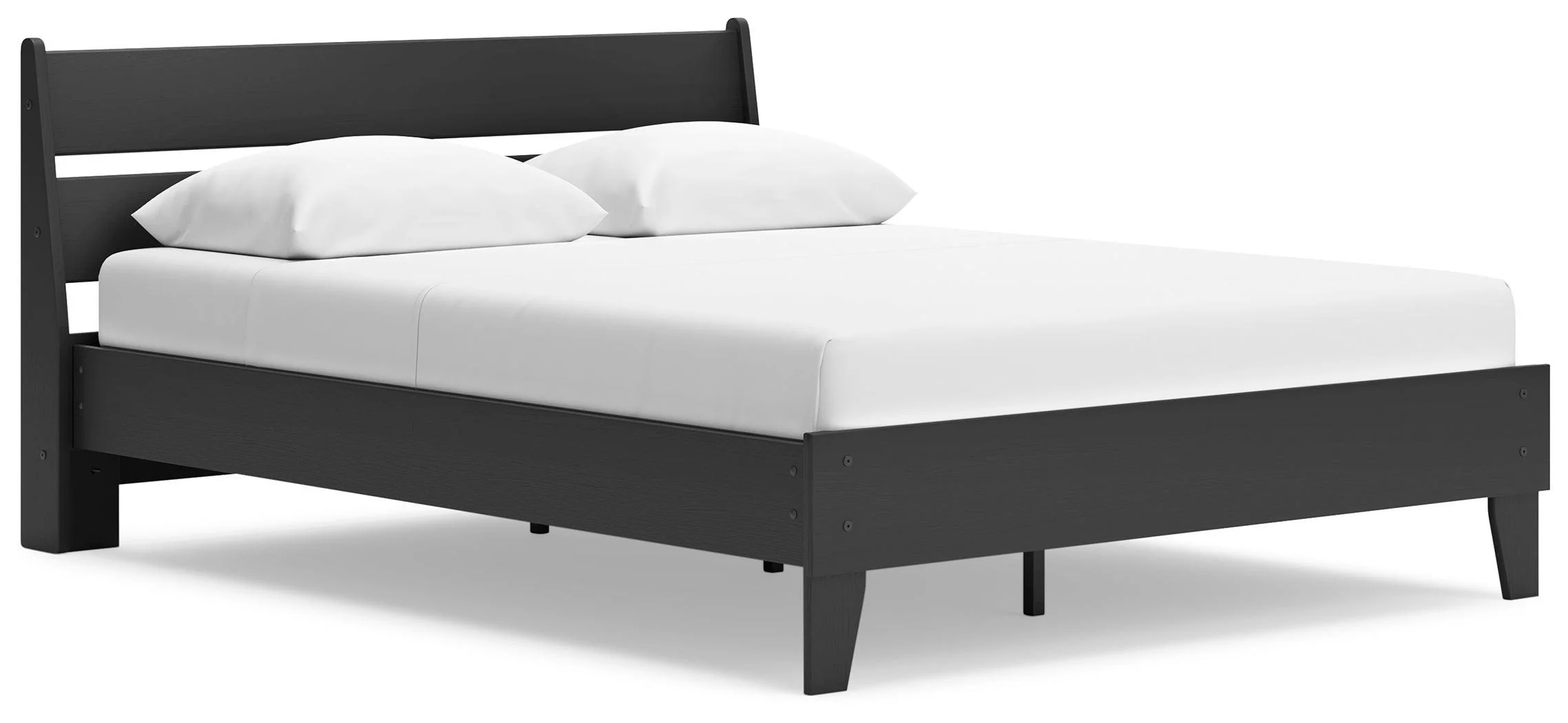 Socalle Black Queen Panel Platform Bed - Image 2