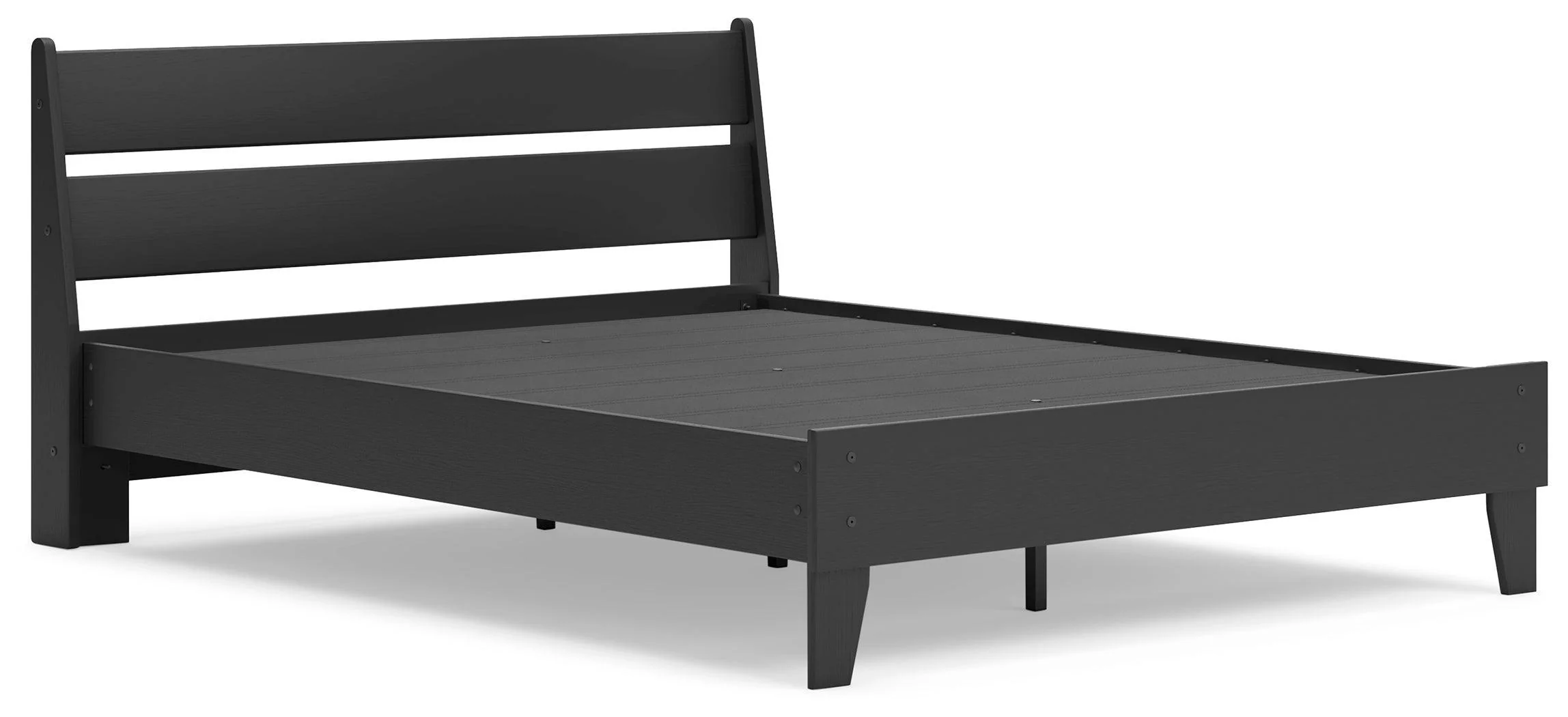 Socalle Black Queen Panel Platform Bed - Image 3
