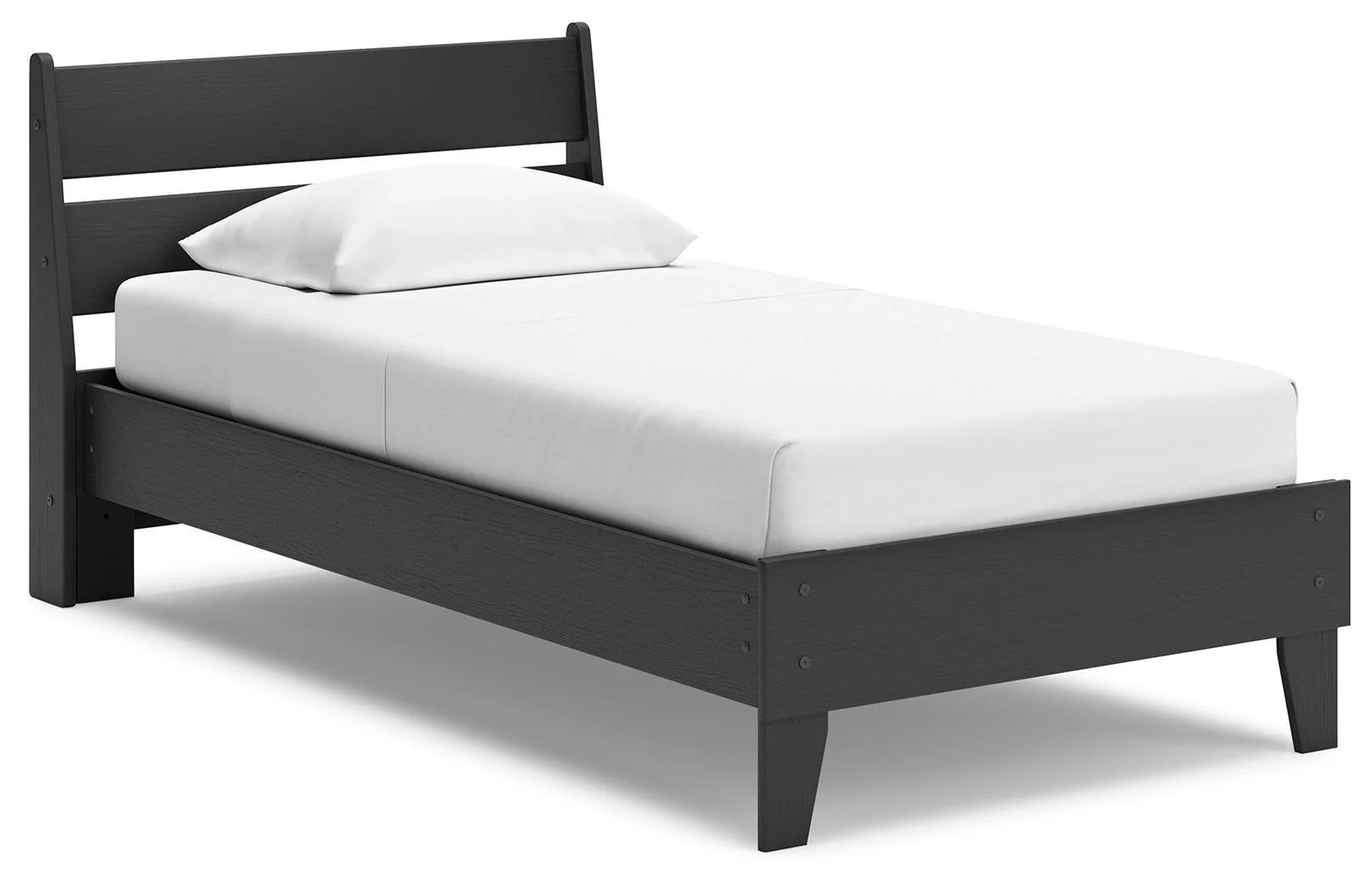 Socalle Black Twin Panel Platform Bed - Image 2