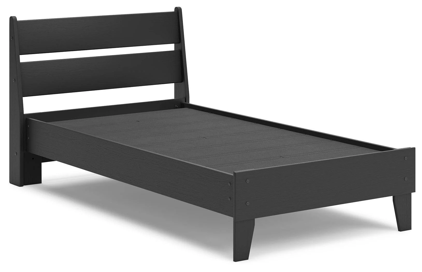 Socalle Black Twin Panel Platform Bed - Image 3
