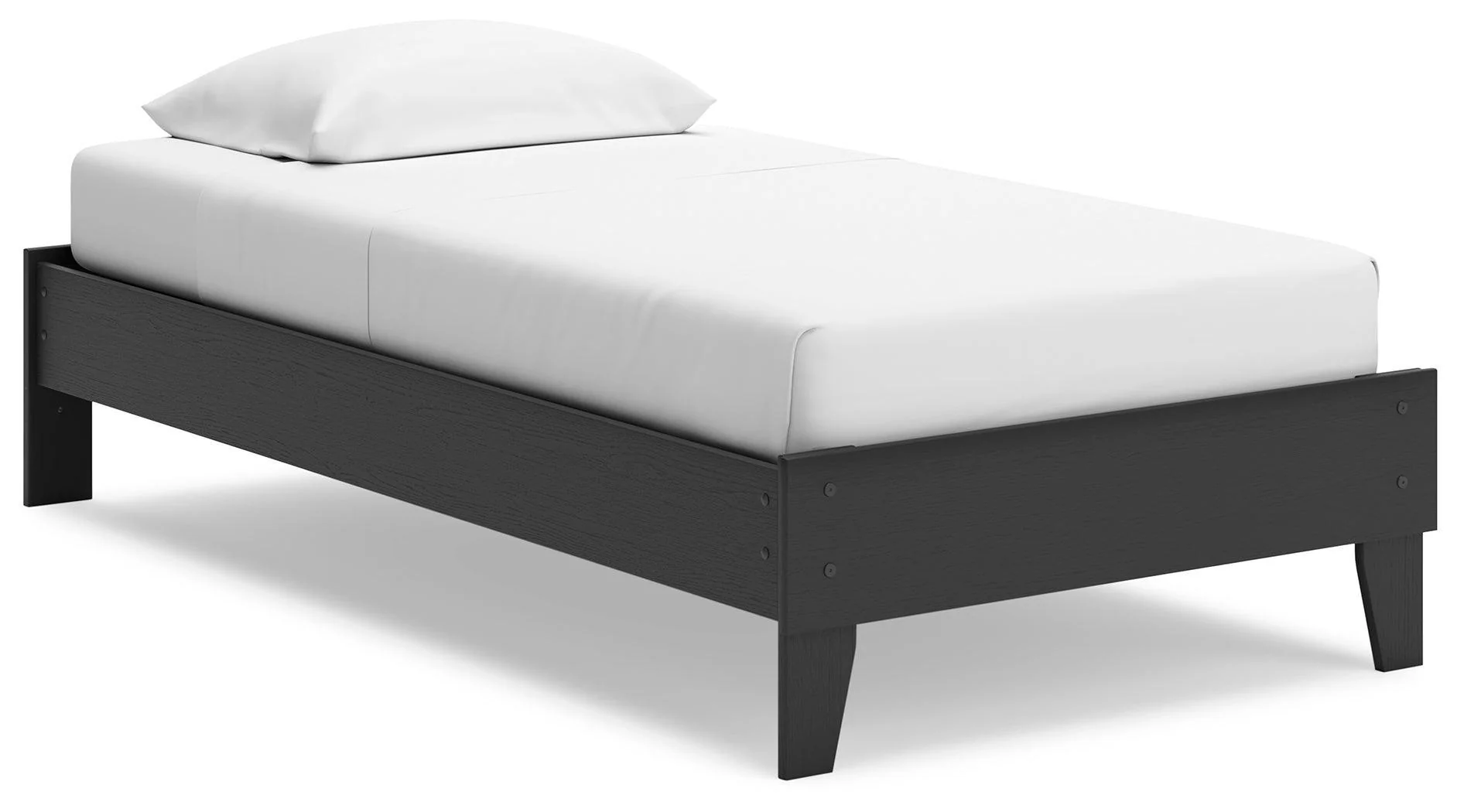 Socalle Black Twin Platform Bed - Image 2