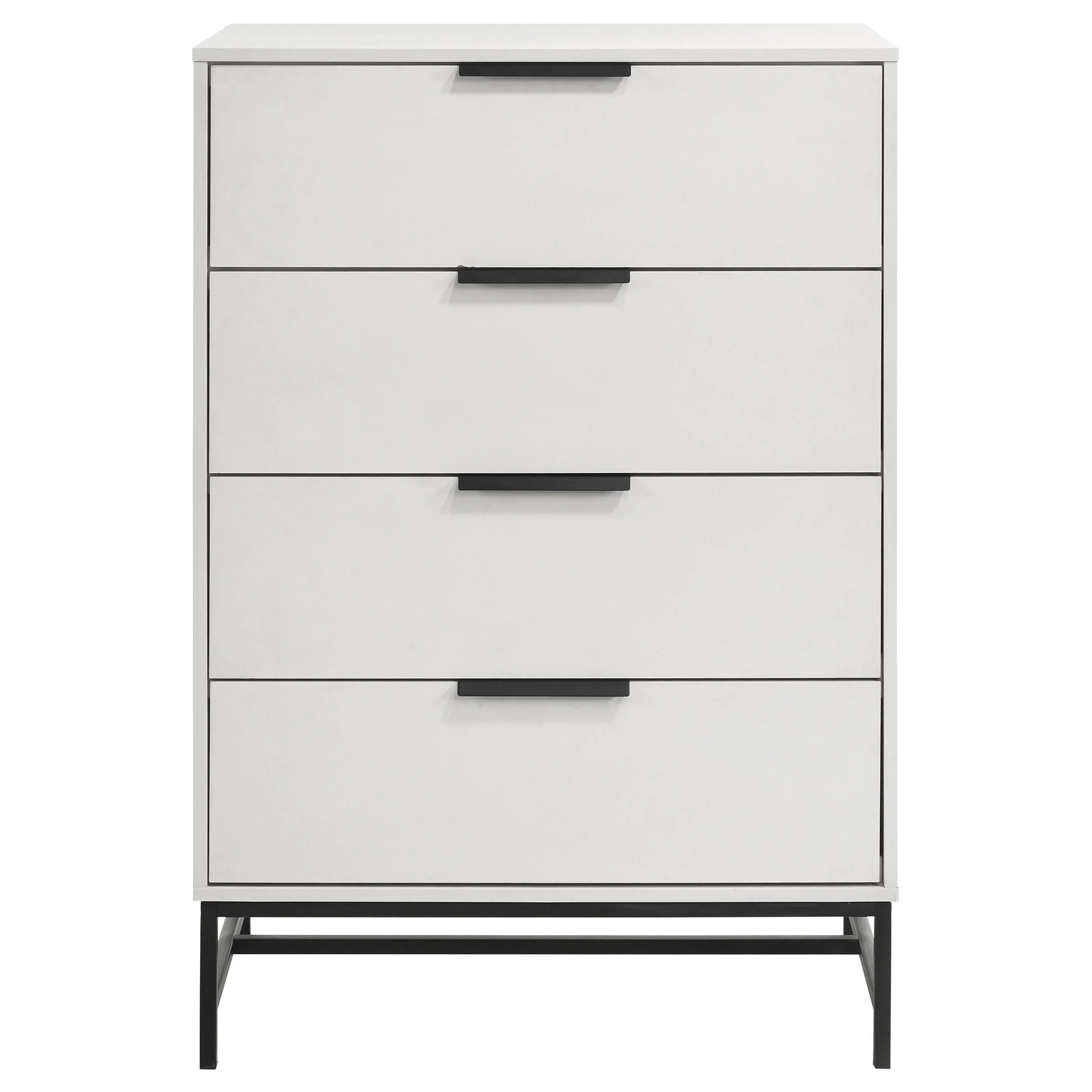 Sonora 4 Drawer Bedroom Chest White - Image 3