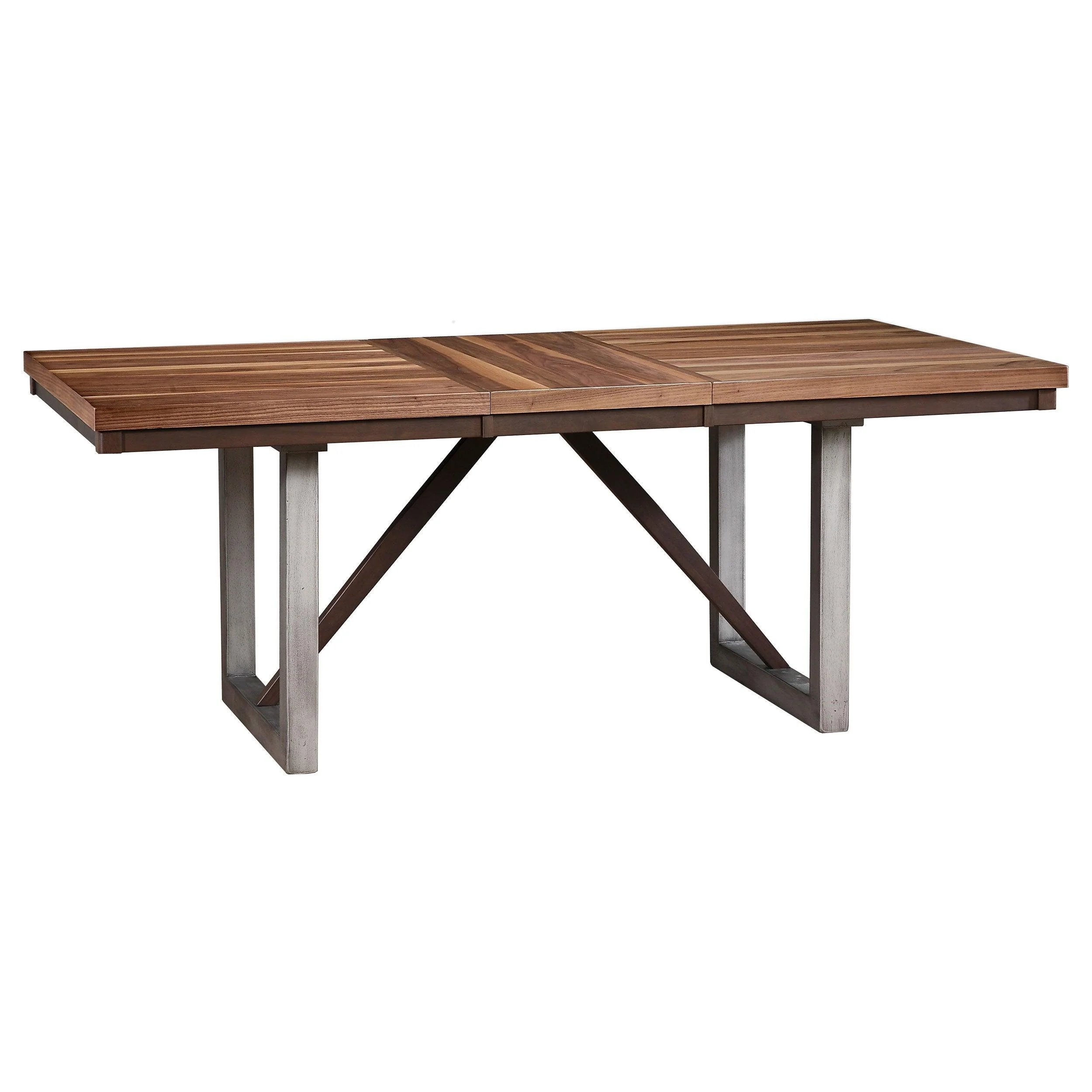 Spring Creek Leaf Natural Walnut Rectangular Dining Room Set - Image 2