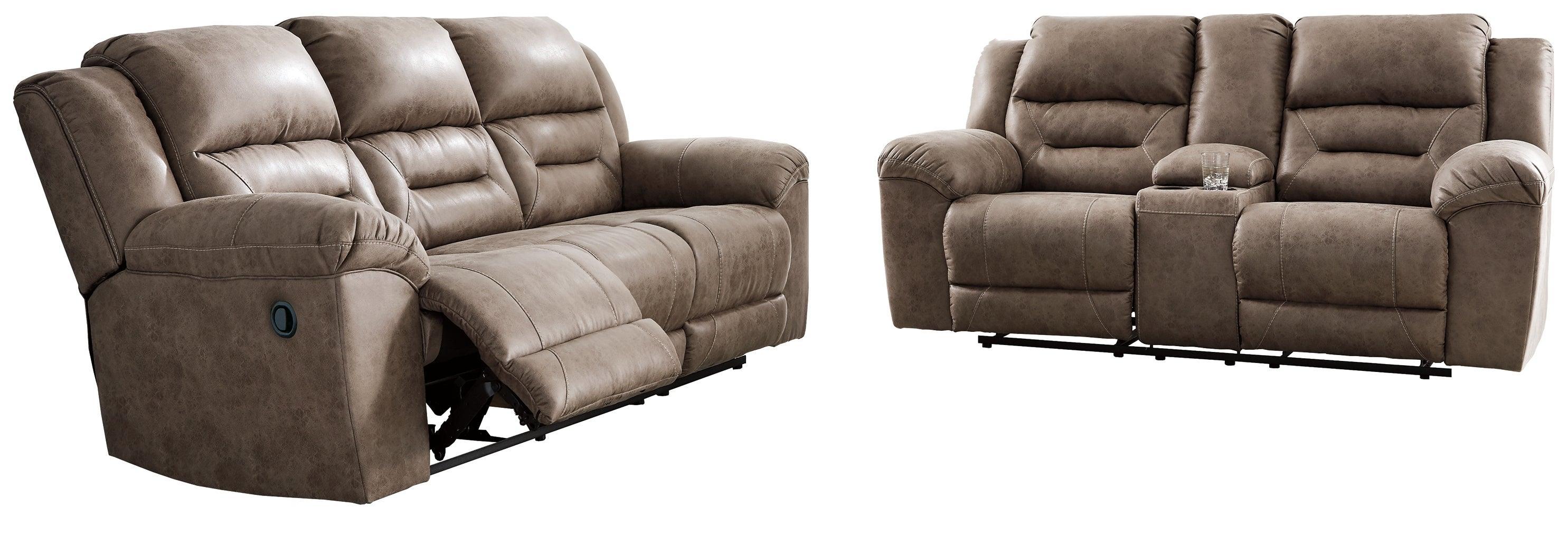 Stoneland Fossil Sofa And Loveseat - Image 2