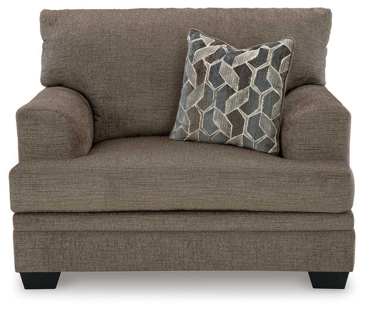 Stonemeade Nutmeg Chenille Oversized Chair - Image 3