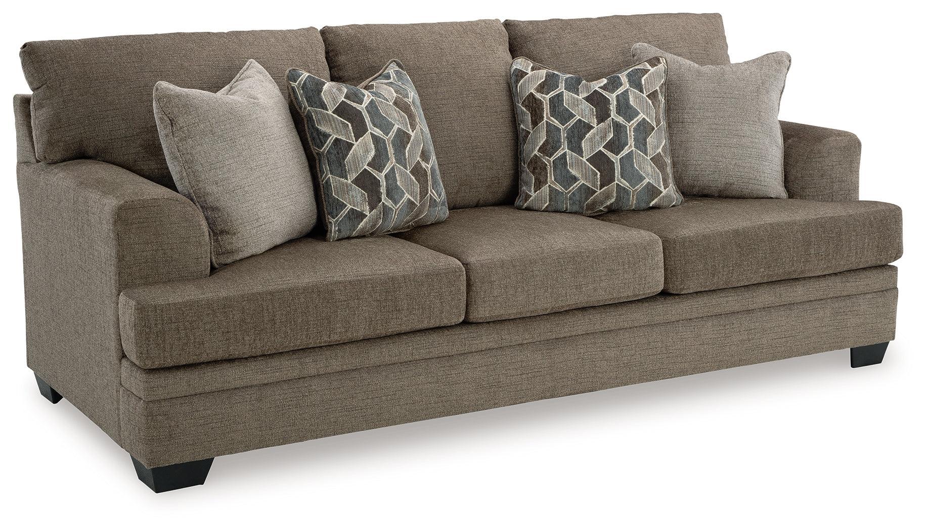 Stonemeade Nutmeg Chenille Queen Sofa Sleeper - Image 2