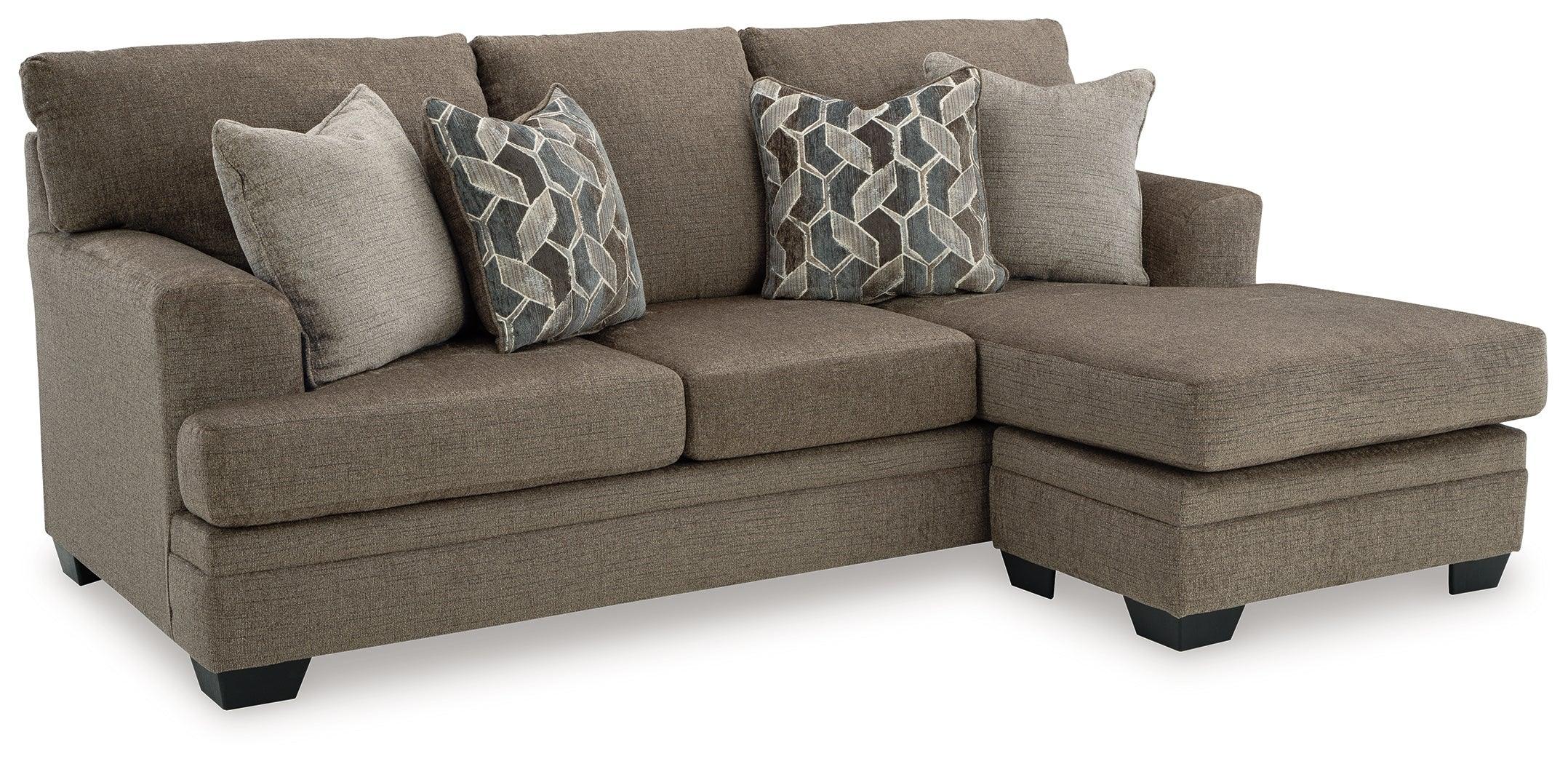 Stonemeade Nutmeg Chenille Sofa Chaise - Image 2