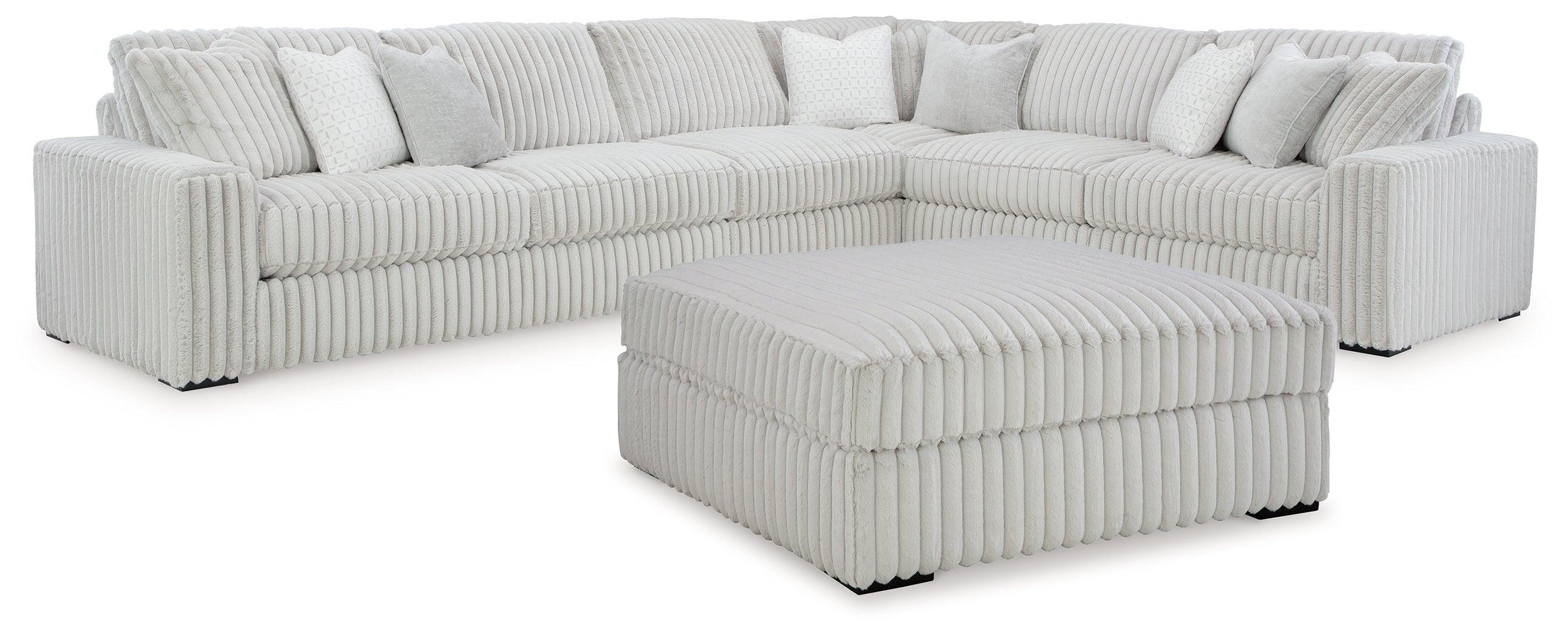 Stupendous Alloy 4-Piece Sectional With Ottoman - Image 2