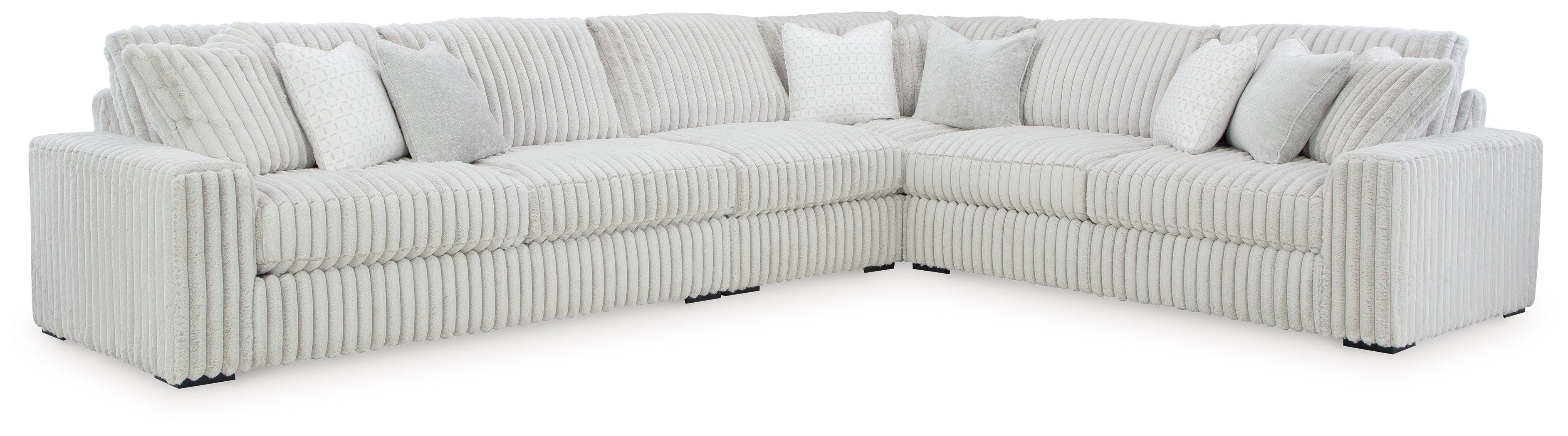 Stupendous Alloy 4-Piece Sectional With Ottoman - Image 3