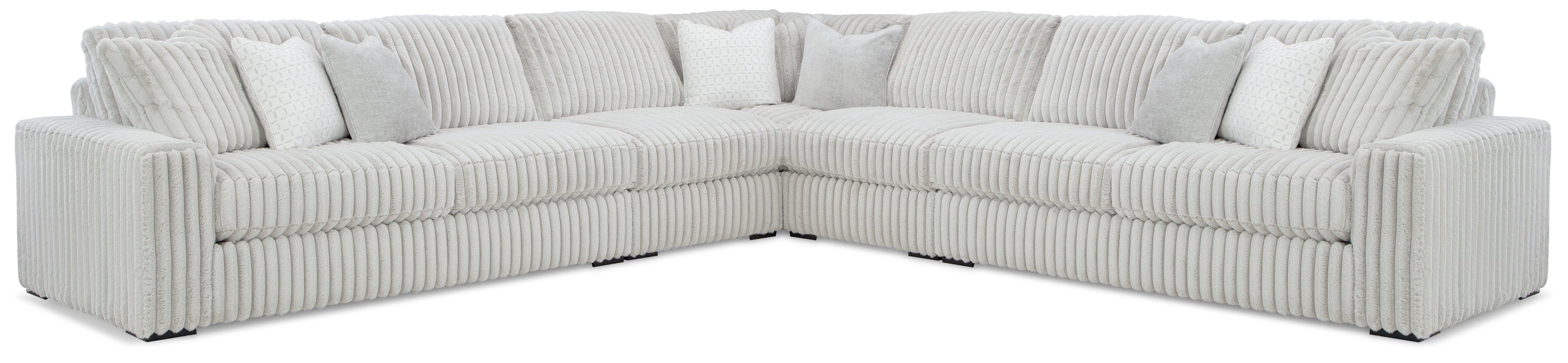 Stupendous Alloy 5-Piece Sectional With Ottoman - Image 2