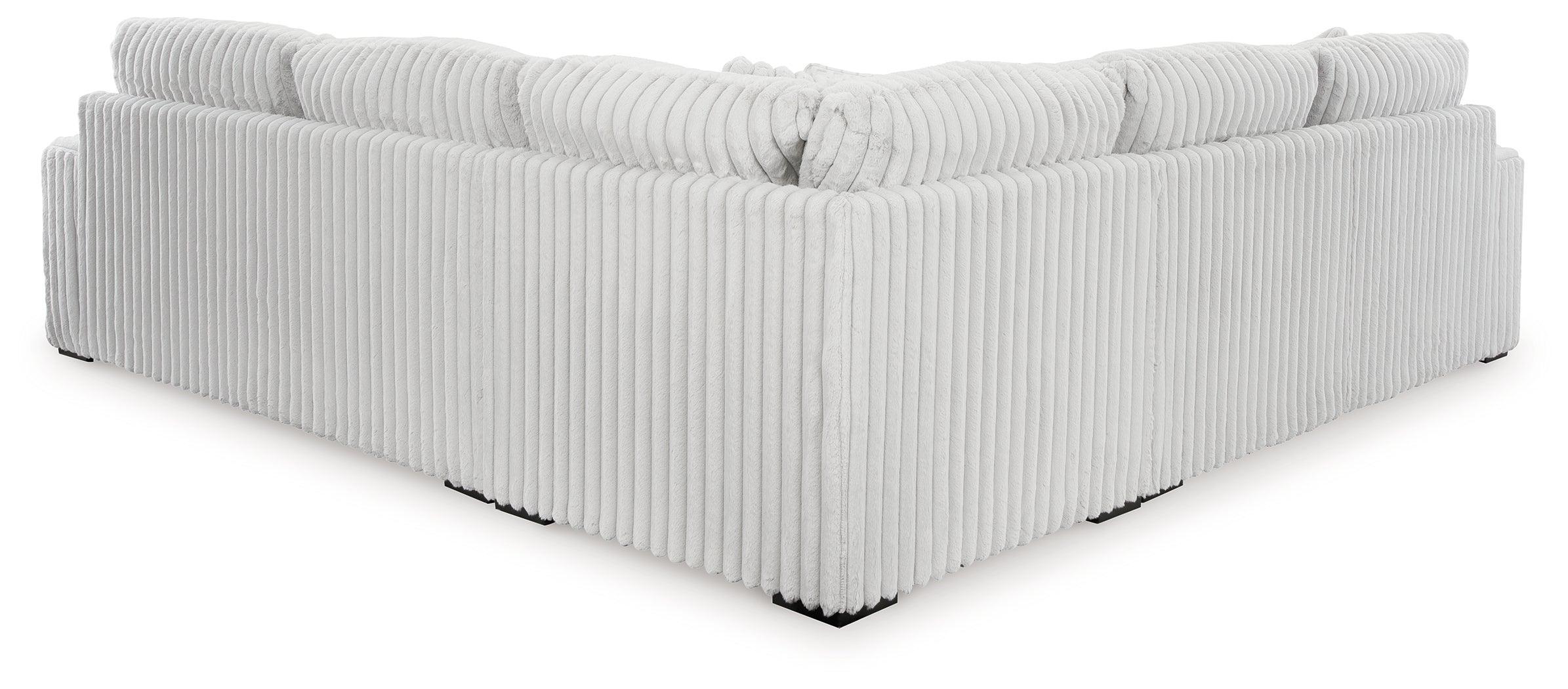 Stupendous Alloy Velvet 3-Piece Sectional - Image 3