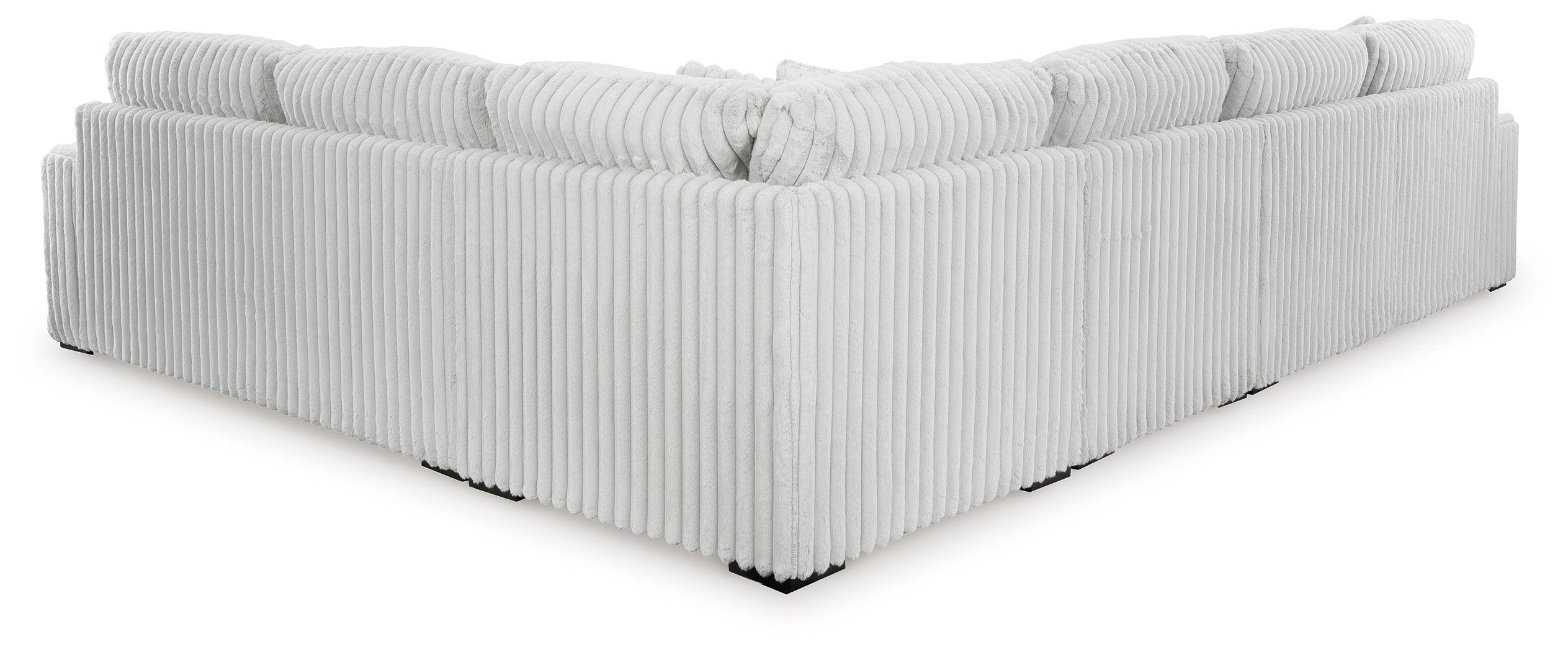 Stupendous Alloy Velvet 4-Piece Sectional - Image 3