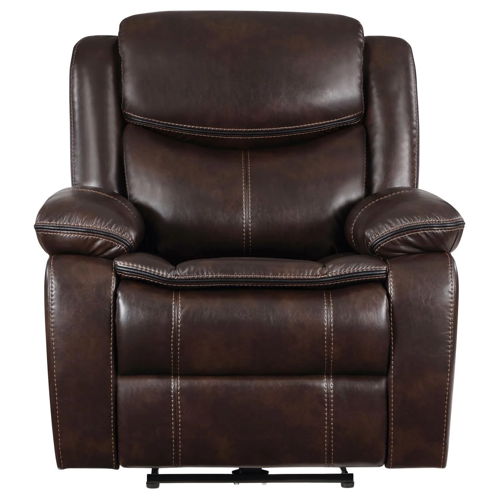 Sycamore Upholstered Power Recliner Chair Dark Brown - Image 3