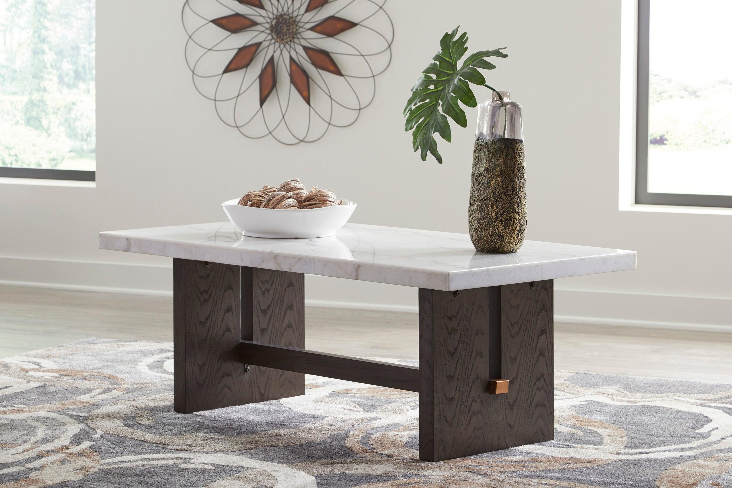 Burkhaus Marble Cocktail Table - Image 3