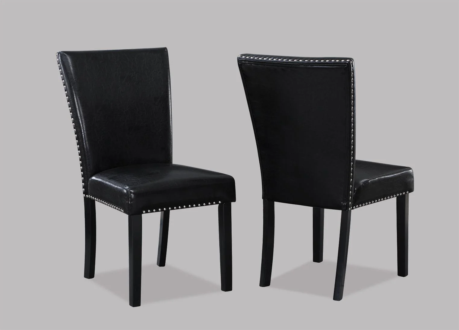 Tanner White Black Faux Marble Dining Room Set - Image 2